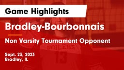 Bradley-Bourbonnais  vs Non Varsity Tournament Opponent Game Highlights - Sept. 23, 2023