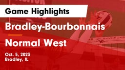 Bradley-Bourbonnais  vs Normal West  Game Highlights - Oct. 5, 2023