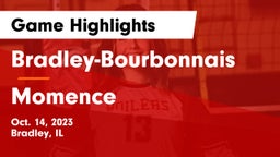 Bradley-Bourbonnais  vs Momence  Game Highlights - Oct. 14, 2023