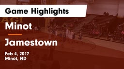 Minot  vs Jamestown  Game Highlights - Feb 4, 2017