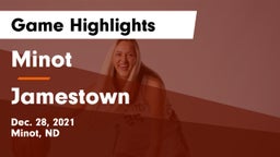 Minot  vs Jamestown  Game Highlights - Dec. 28, 2021