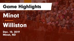 Minot  vs Williston  Game Highlights - Dec. 10, 2019
