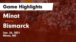 Minot  vs Bismarck  Game Highlights - Jan. 26, 2021