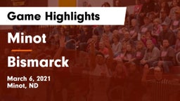 Minot  vs Bismarck  Game Highlights - March 6, 2021