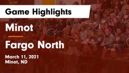 Minot  vs Fargo North  Game Highlights - March 11, 2021