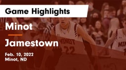 Minot  vs Jamestown  Game Highlights - Feb. 10, 2022