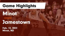 Minot  vs Jamestown  Game Highlights - Feb. 12, 2022