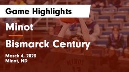 Minot  vs Bismarck Century  Game Highlights - March 4, 2023