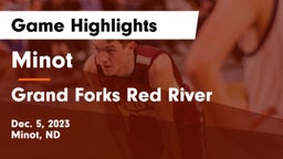 Minot  vs Grand Forks Red River  Game Highlights - Dec. 5, 2023