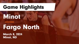 Minot  vs Fargo North  Game Highlights - March 8, 2024