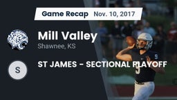 Recap: Mill Valley  vs. ST JAMES - SECTIONAL PLAYOFF 2017