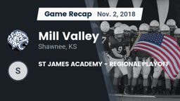 Recap: Mill Valley  vs. ST JAMES ACADEMY - REGIONAL PLAYOFF 2018