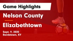 Nelson County  vs Elizabethtown  Game Highlights - Sept. 9, 2020