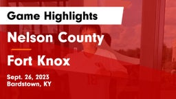 Nelson County  vs Fort Knox Game Highlights - Sept. 26, 2023