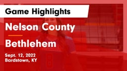Nelson County  vs Bethlehem  Game Highlights - Sept. 12, 2022
