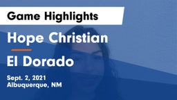 Hope Christian  vs El Dorado Game Highlights - Sept. 2, 2021