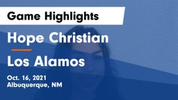 Hope Christian  vs Los Alamos  Game Highlights - Oct. 16, 2021
