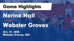 Nerinx Hall  vs Webster Groves  Game Highlights - Oct. 27, 2020