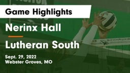 Nerinx Hall  vs Lutheran South Game Highlights - Sept. 29, 2022