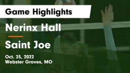 Nerinx Hall  vs Saint Joe Game Highlights - Oct. 25, 2022