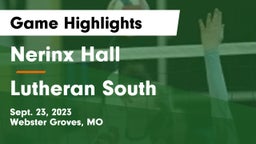 Nerinx Hall  vs Lutheran South   Game Highlights - Sept. 23, 2023