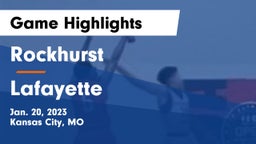 Rockhurst  vs Lafayette  Game Highlights - Jan. 20, 2023