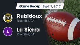 Recap: Rubidoux  vs. La Sierra  2017