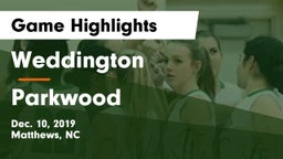 Weddington  vs Parkwood  Game Highlights - Dec. 10, 2019