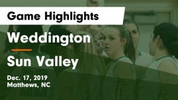 Weddington  vs Sun Valley  Game Highlights - Dec. 17, 2019