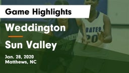 Weddington  vs Sun Valley  Game Highlights - Jan. 28, 2020