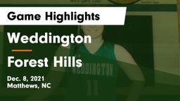 Weddington  vs Forest Hills  Game Highlights - Dec. 8, 2021