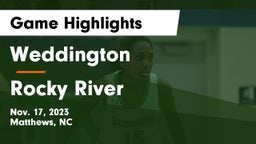 Weddington  vs Rocky River  Game Highlights - Nov. 17, 2023