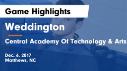 Weddington  vs Central Academy Of Technology & Arts Game Highlights - Dec. 6, 2017