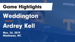 Weddington  vs Ardrey Kell  Game Highlights - Nov. 26, 2019