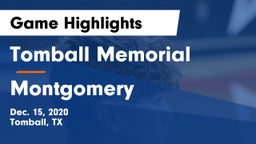 Tomball Memorial  vs Montgomery  Game Highlights - Dec. 15, 2020
