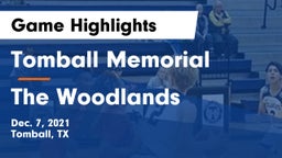 Tomball Memorial  vs The Woodlands  Game Highlights - Dec. 7, 2021