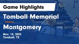 Tomball Memorial  vs Montgomery  Game Highlights - Nov. 14, 2023