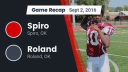 Recap: Spiro  vs. Roland  2016
