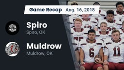 Recap: Spiro  vs. Muldrow  2018