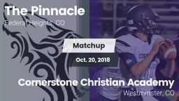 Matchup: The Pinnacle High vs. Cornerstone Christian Academy 2018