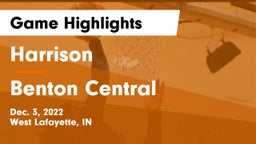 Harrison  vs Benton Central  Game Highlights - Dec. 3, 2022