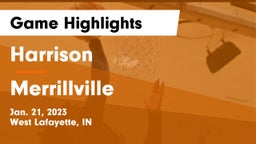 Harrison  vs Merrillville  Game Highlights - Jan. 21, 2023