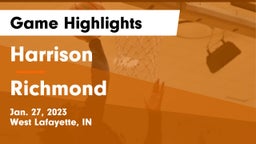 Harrison  vs Richmond  Game Highlights - Jan. 27, 2023