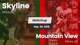 Matchup: Skyline  vs. Mountain View  2016