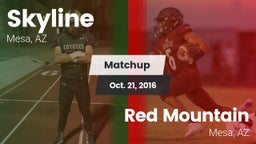 Matchup: Skyline  vs. Red Mountain  2016