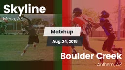 Matchup: Skyline  vs. Boulder Creek  2018