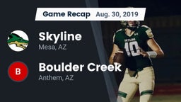 Recap: Skyline  vs. Boulder Creek  2019