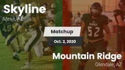 Matchup: Skyline  vs. Mountain Ridge  2020