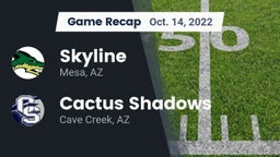 Recap: Skyline  vs. Cactus Shadows  2022