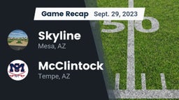 Recap: Skyline  vs. McClintock  2023